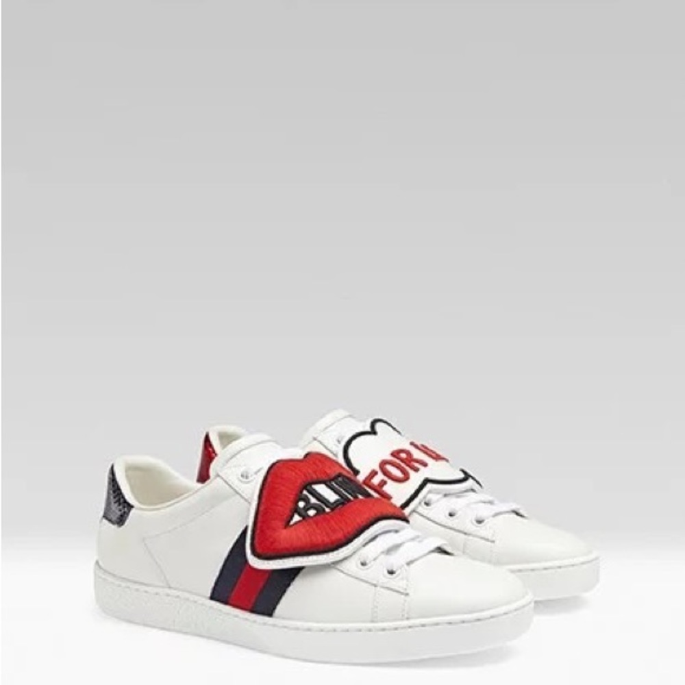 GUCCI Ace sneakers w/ removable patches